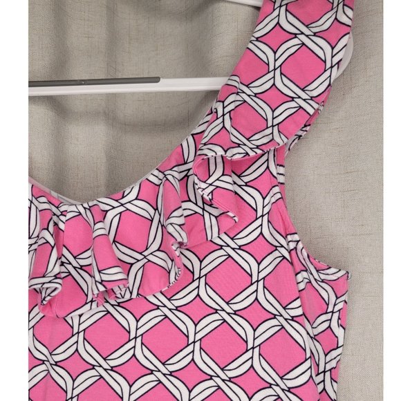 Crown & Ivy Pink Ruffle top Dress size Large - Picture 3 of 3